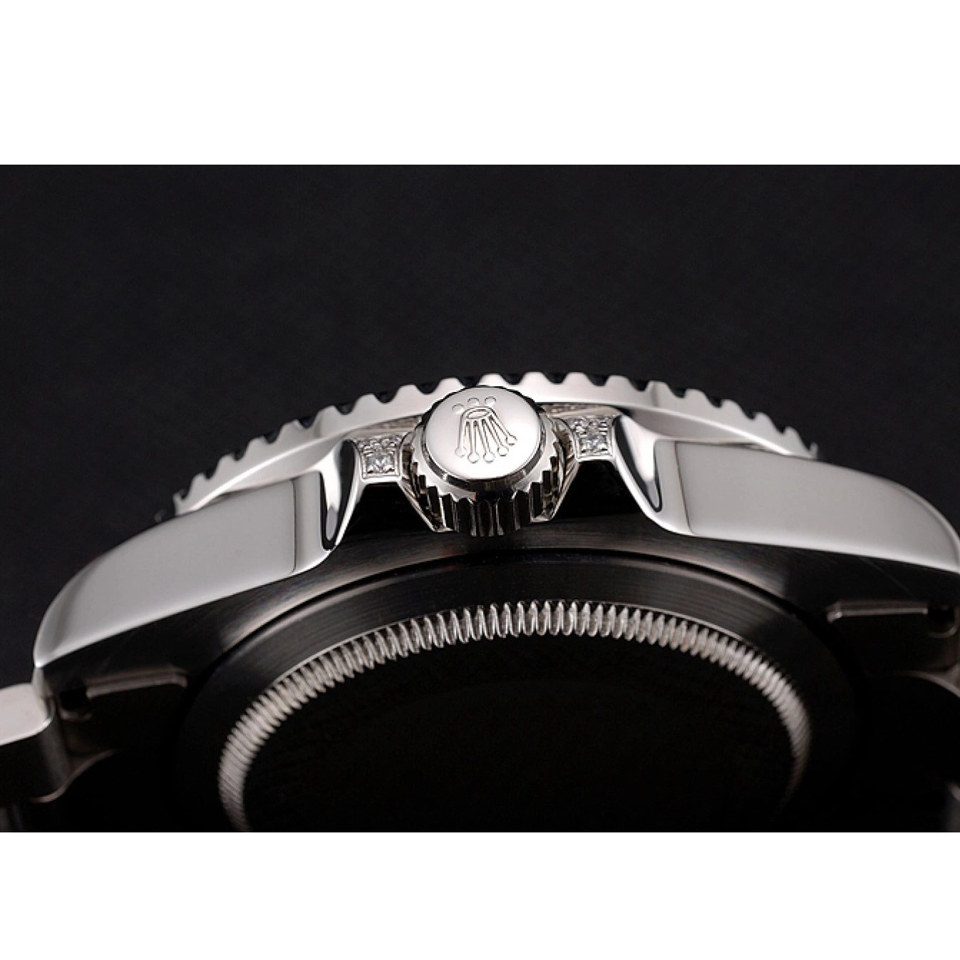 AAA Replica Watches Stainless Dial Case Bracelet Master II Black And Set Swiss Bezel GMT Stone Steel Rolex 1453747 0805